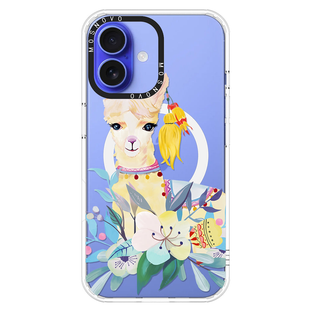 Boho Llama Phone Case - iPhone 16 Case - MOSNOVO