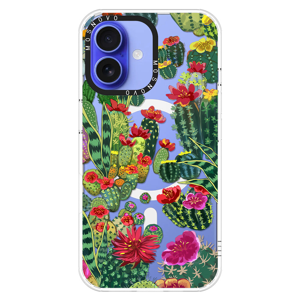 Cactus Garden Phone Case - iPhone 16 Case - MOSNOVO