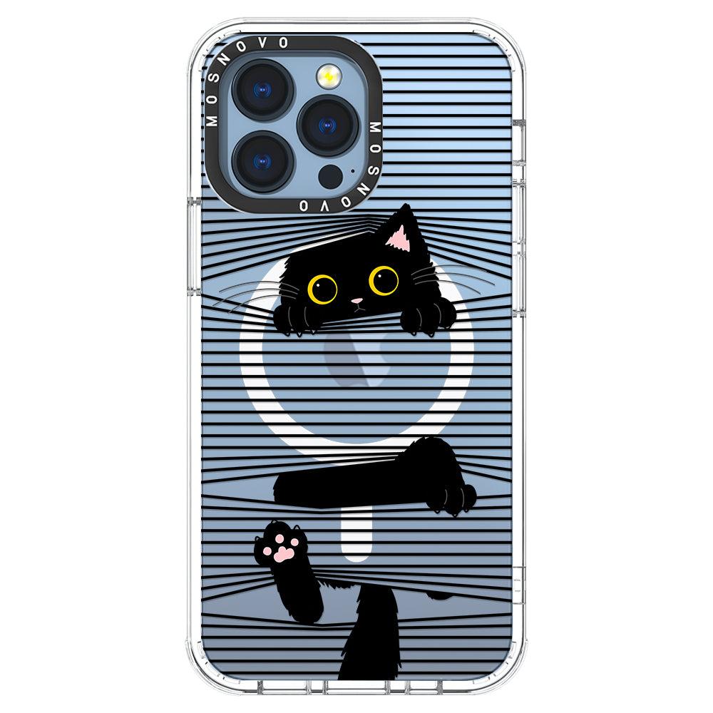 Hidden Black Cat Phone Case - iPhone 13 Pro Case