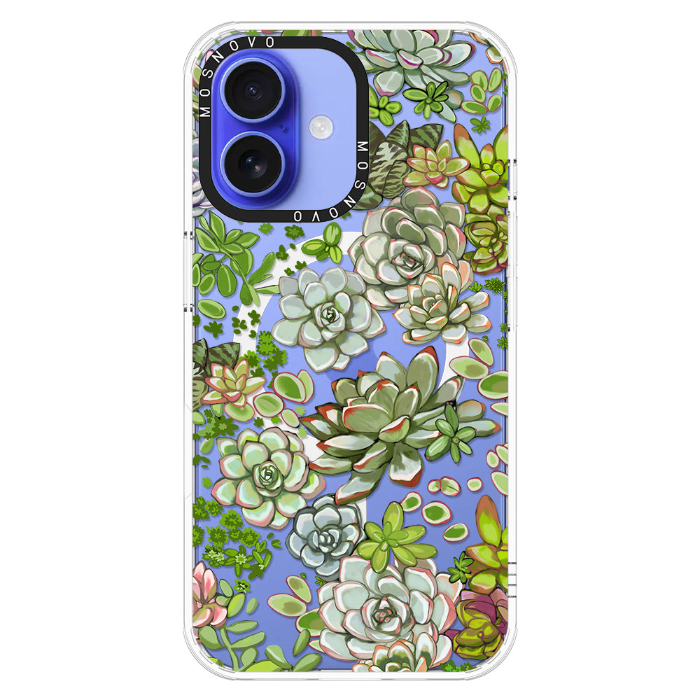 Succulent Phone Case - iPhone 16 Plus Case - MOSNOVO