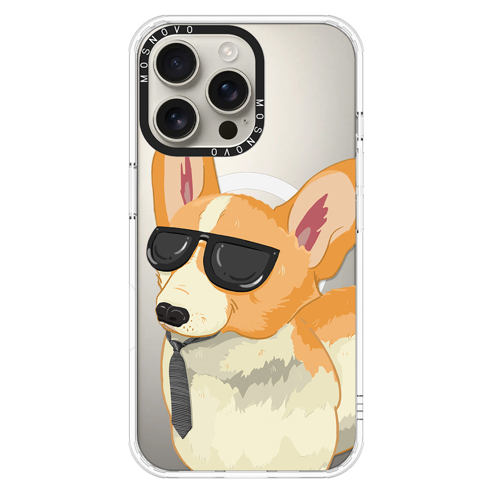 Fluffy Corgi Phone Case - iPhone 16 Pro Max Case - MOSNOVO