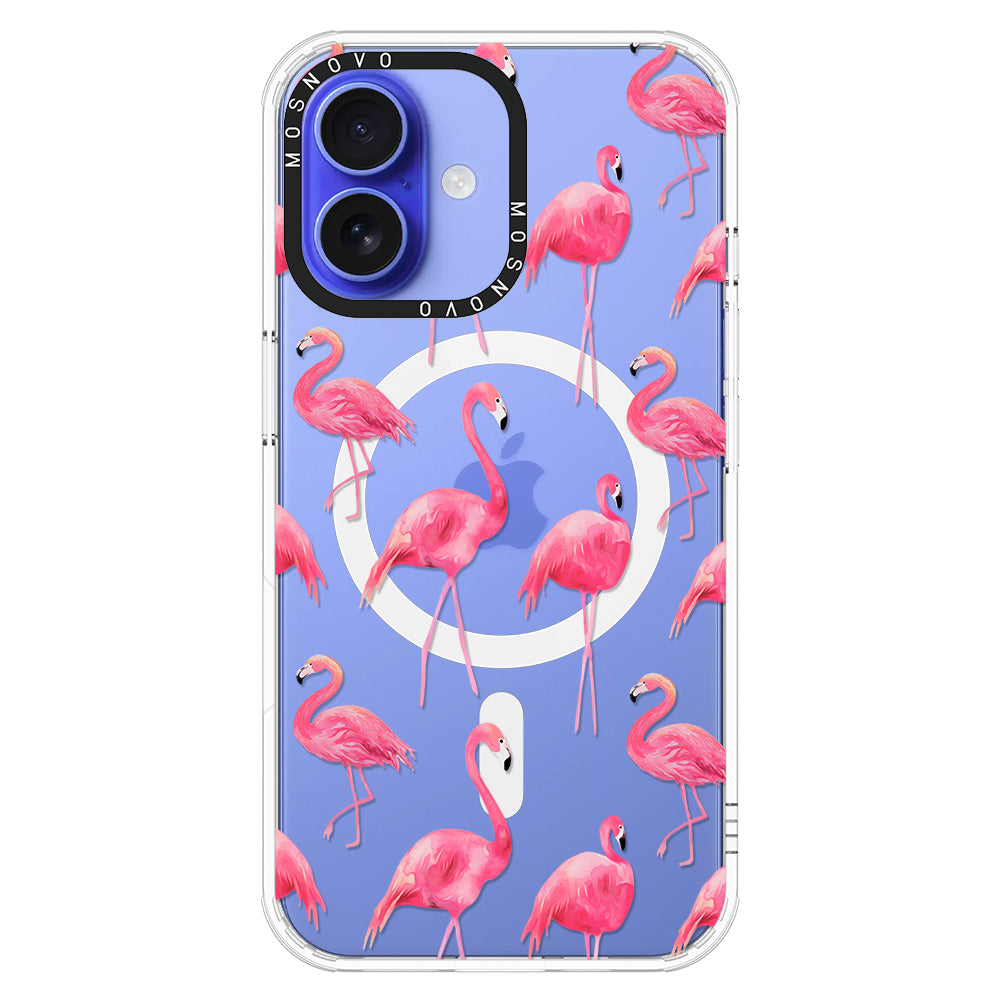 Flamingo Phone Case - iPhone 16 Plus Case - MOSNOVO