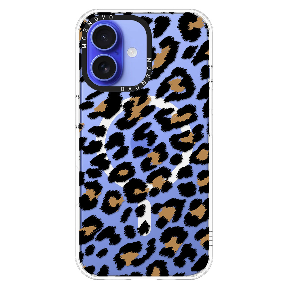 Leopard Print Phone Case - iPhone 16 Case - MOSNOVO