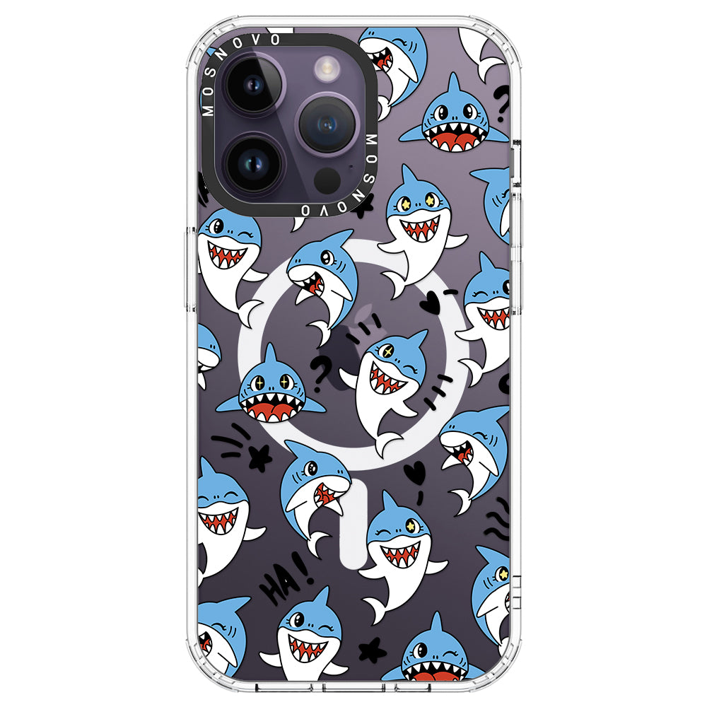 Cute Sharks Phone Case - iPhone 14 Pro Max Case