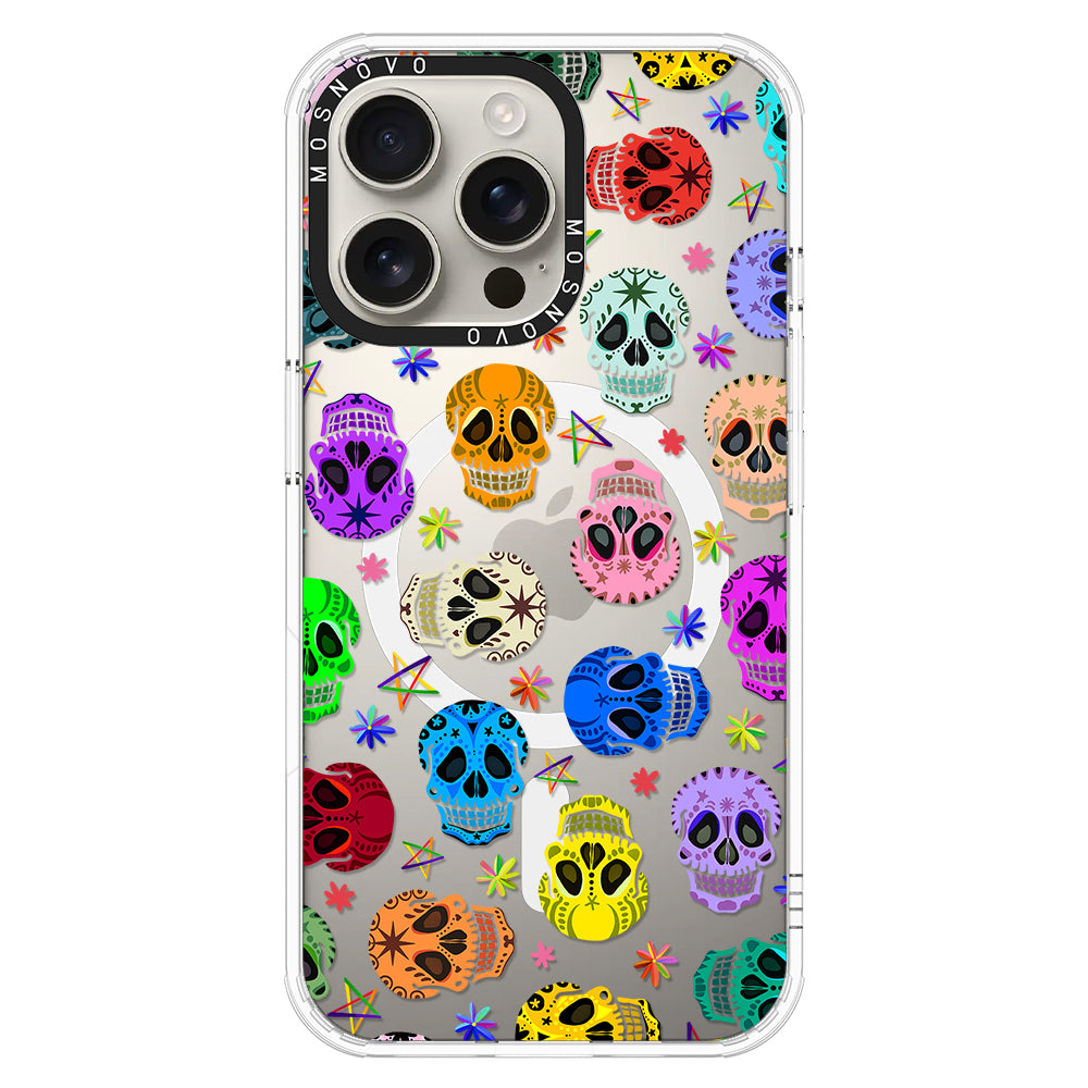 Skull Phone Case - iPhone 16 Pro Max Case - MOSNOVO