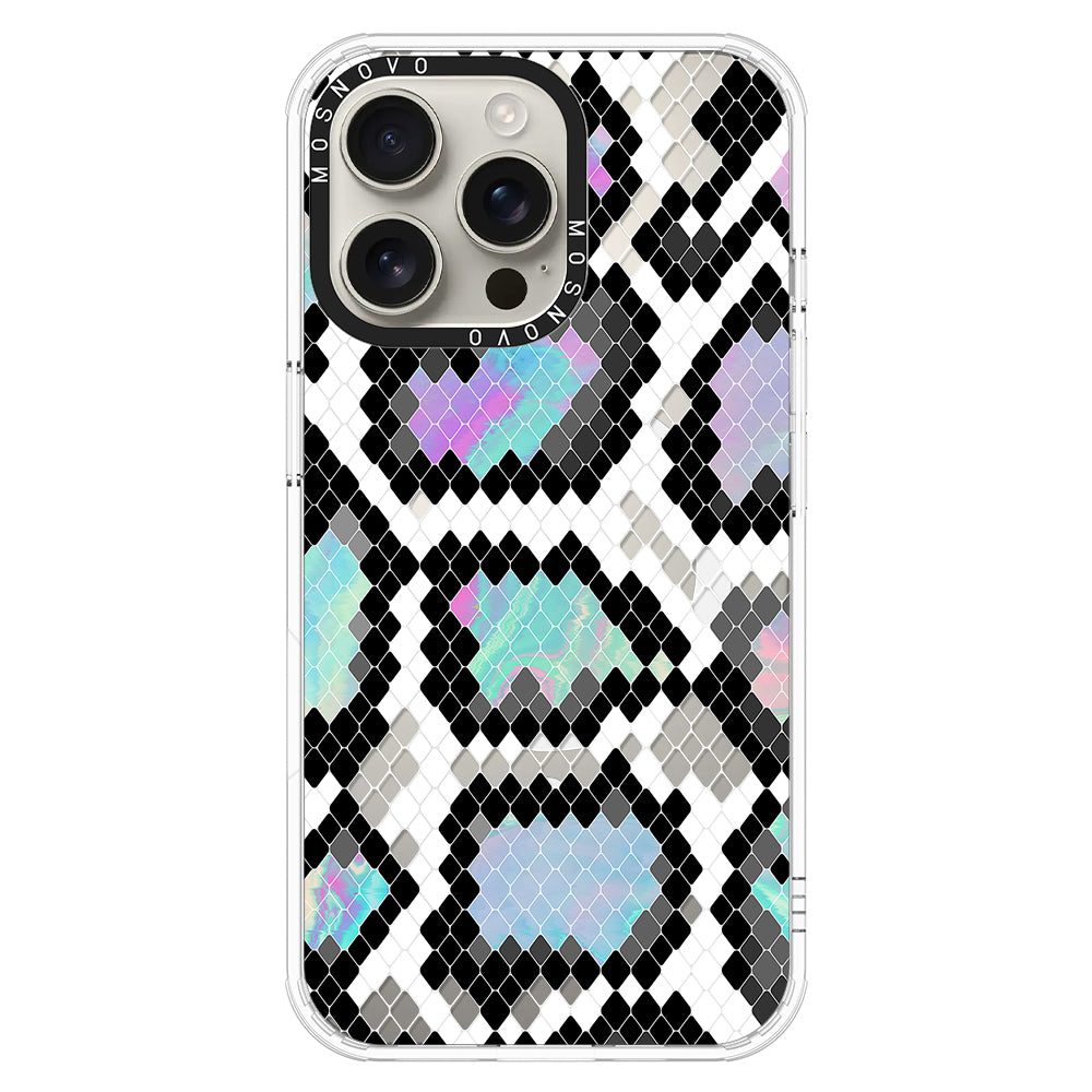 Aurora Snake Print Phone Case - iPhone 16 Pro Max Case - MOSNOVO