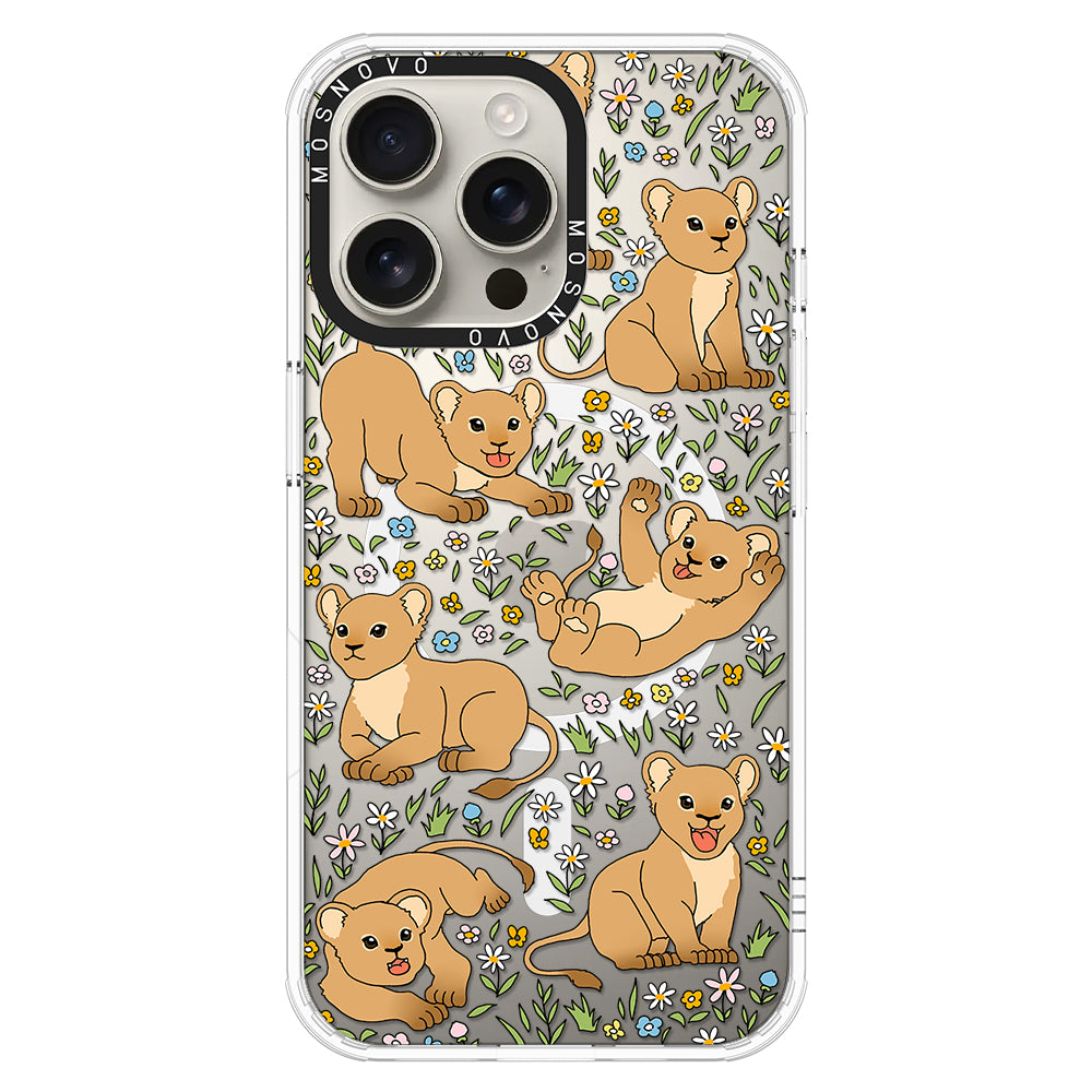 Cute Lion Phone Case - iPhone 16 Pro Max Case - MOSNOVO