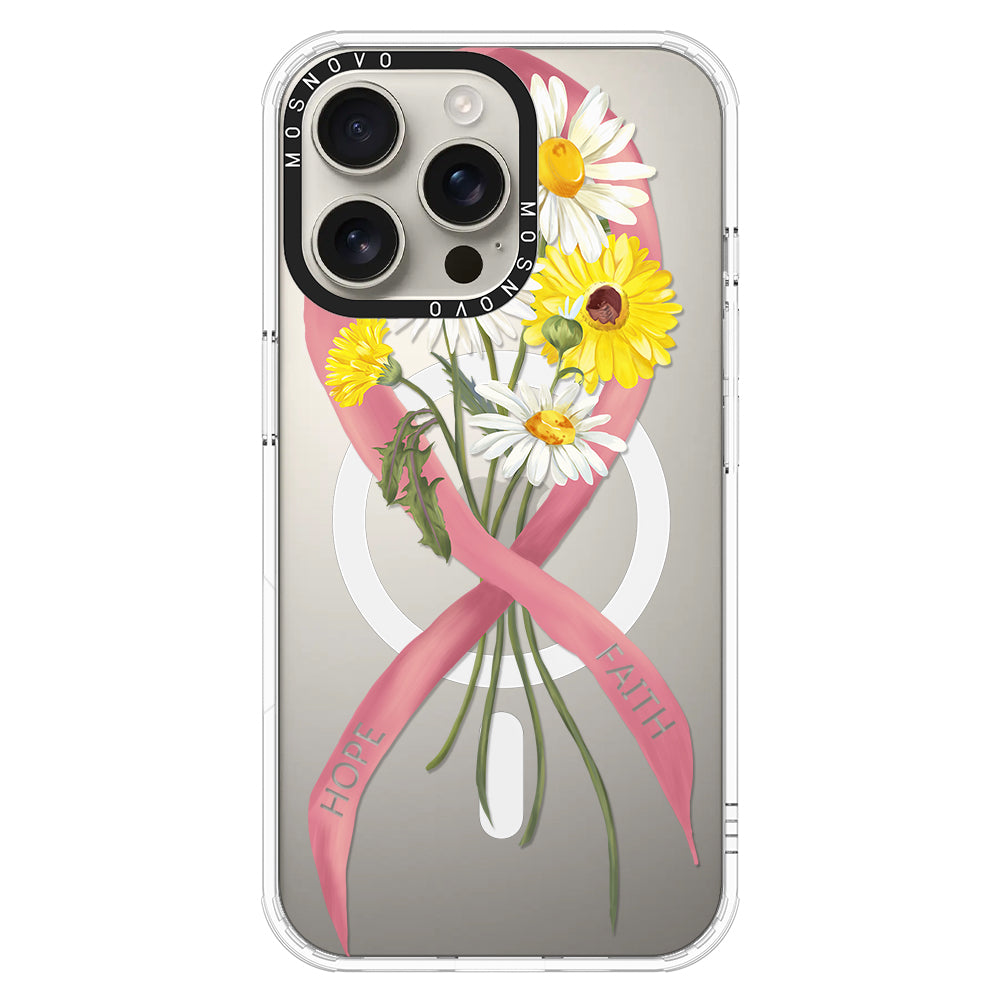 Breast Awareness Phone Case - iPhone 16 Pro Max Case - MOSNOVO