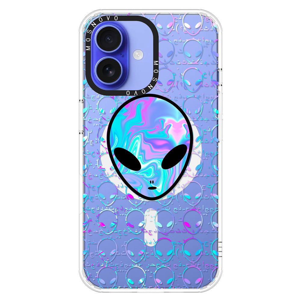 Space Alien Phone Case - iPhone 16 Case - MOSNOVO