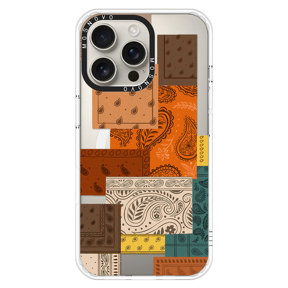 Vintage Paisley Phone Case - iPhone 16 Pro Max Case - MOSNOVO