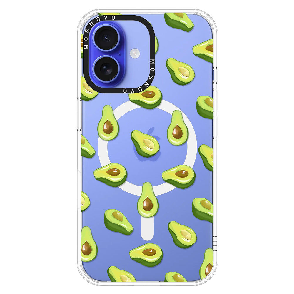 Fleshy Avocado Phone Case - iPhone 16 Plus Case - MOSNOVO