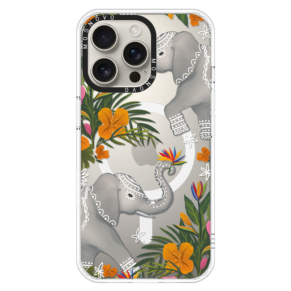 Elephant Phone Case - iPhone 16 Pro Max Case - MOSNOVO