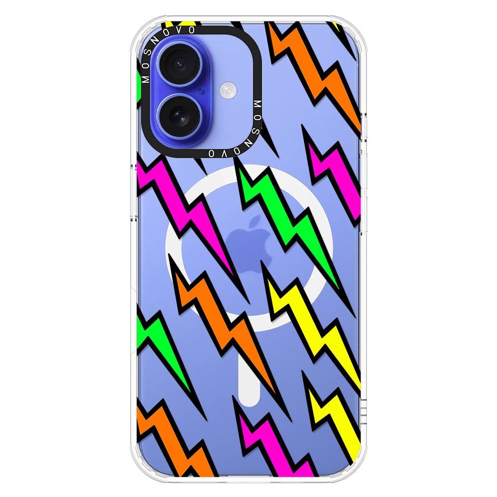 Colorful Lightning Phone Case - iPhone 16 Case - MOSNOVO