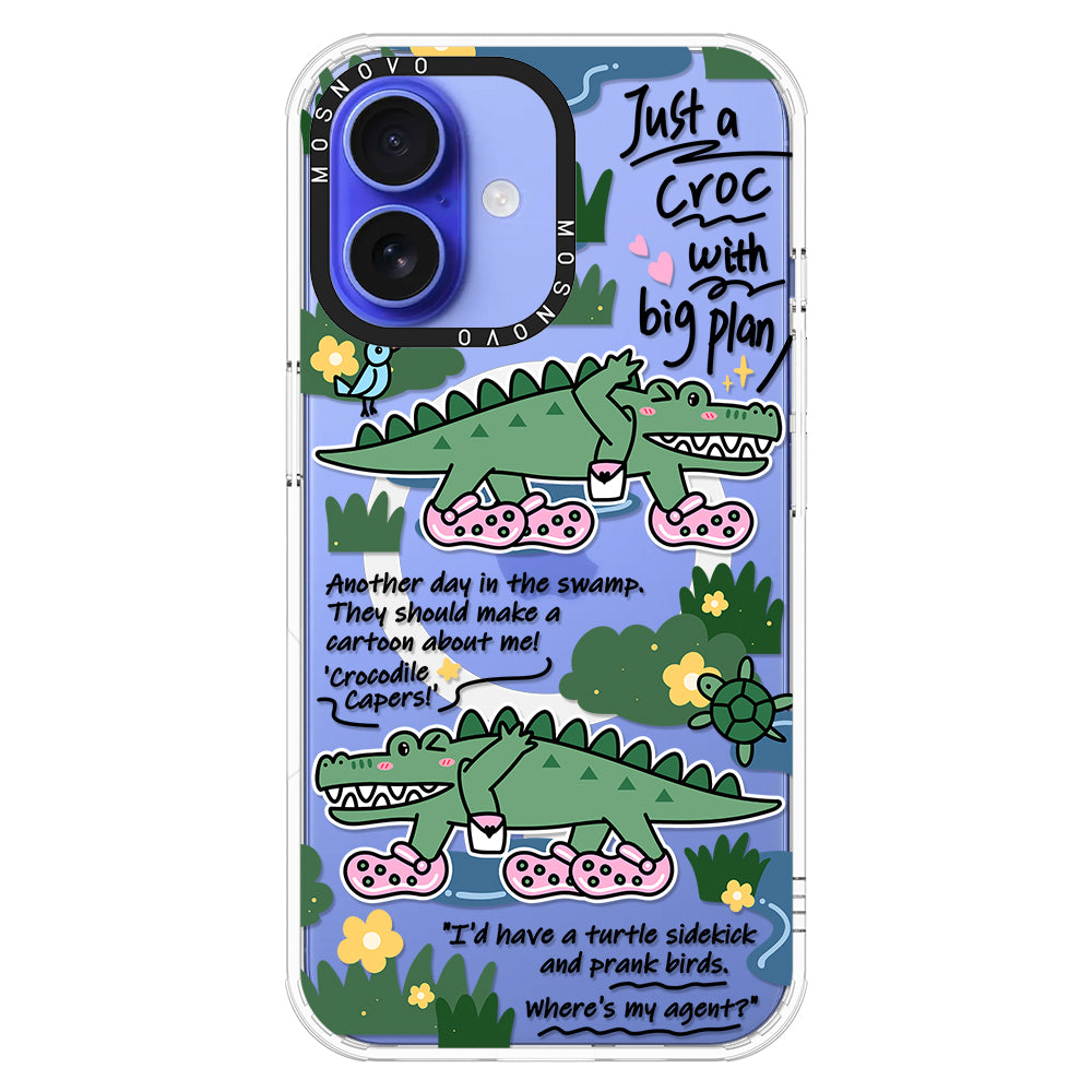 Croc with Big Plan Phone Case - iPhone 16 Case