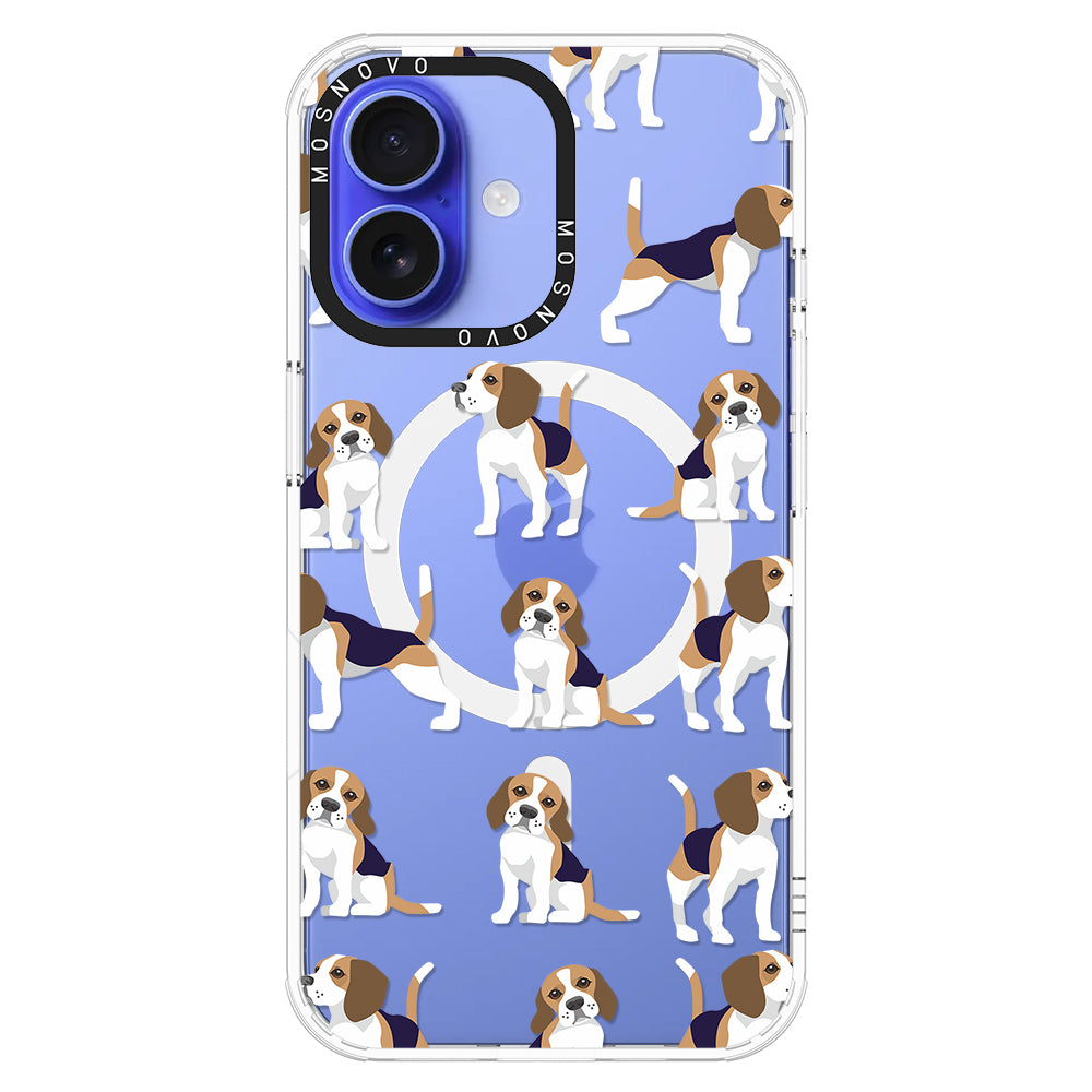 Cute Beagles Phone Case - iPhone 16 Case - MOSNOVO