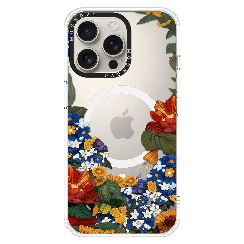 Summer Garden Phone Case - iPhone 16 Pro Max Case - MOSNOVO