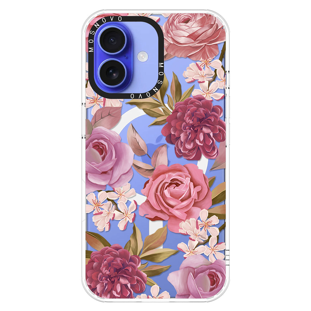 Blossom Flowe Floral Phone Case - iPhone 16 Case - MOSNOVO