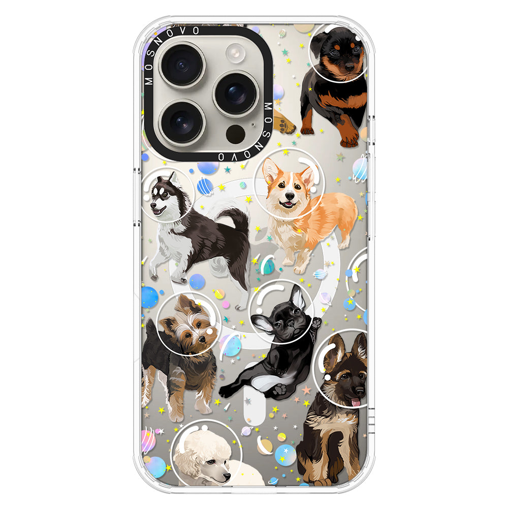 Space Dog Phone Case - iPhone 16 Pro Max Case - MOSNOVO