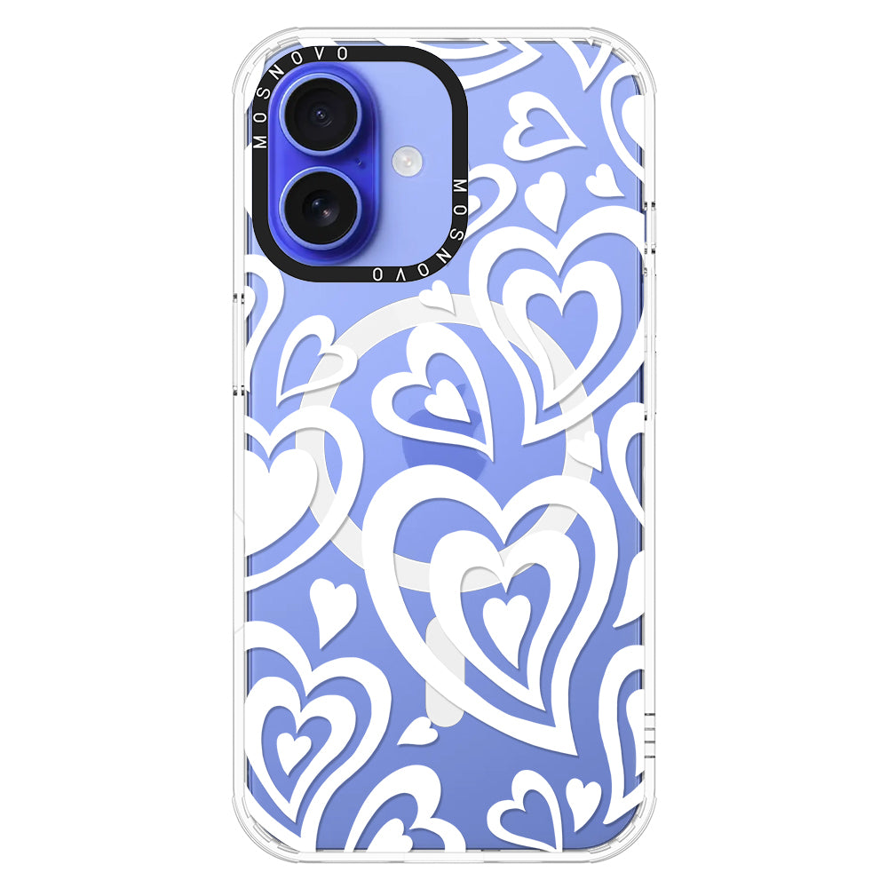 Twist Heart Phone Case - iPhone 16 Case - MOSNOVO