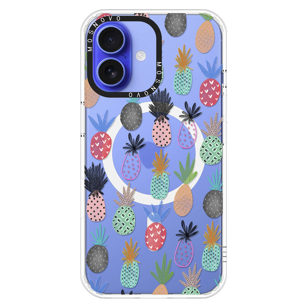 Cute Pineapple Phone Case - iPhone 16 Case - MOSNOVO