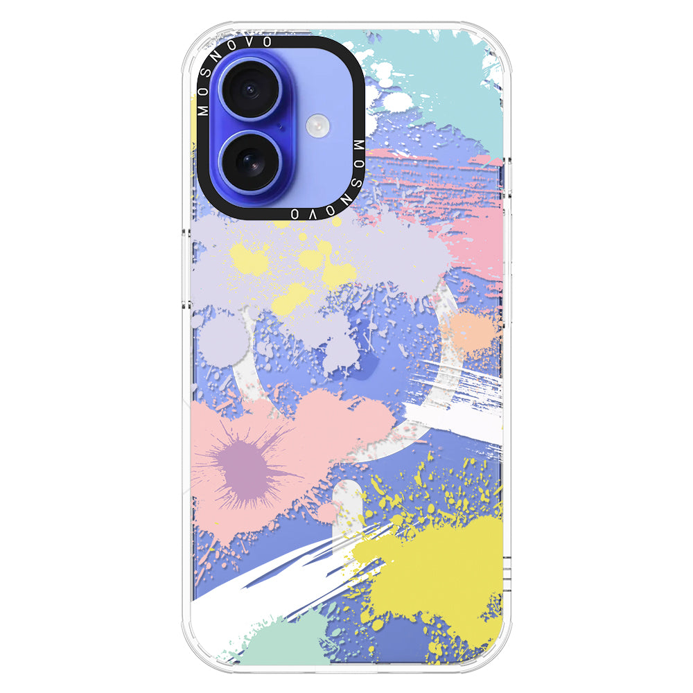 Splash Paint Phone Case - iPhone 16 Plus Case - MOSNOVO