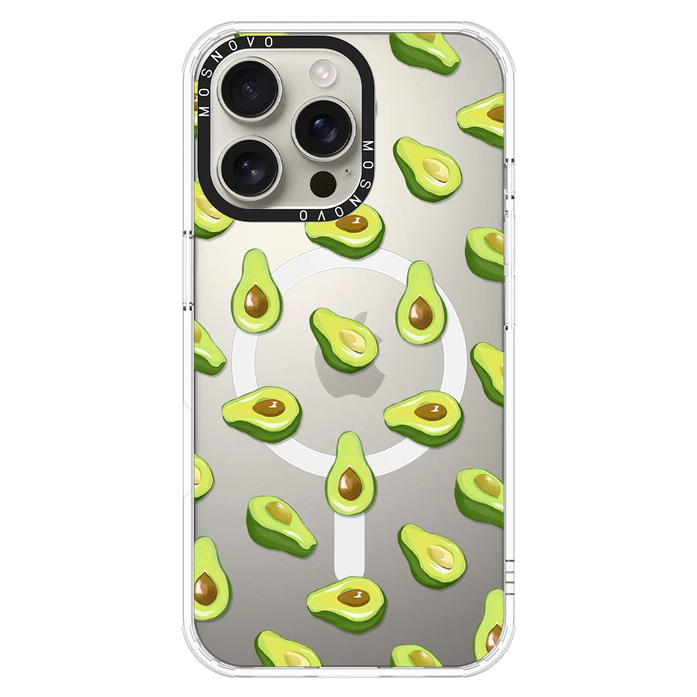 Fleshy Avocado Phone Case - iPhone 16 Pro Max Case - MOSNOVO