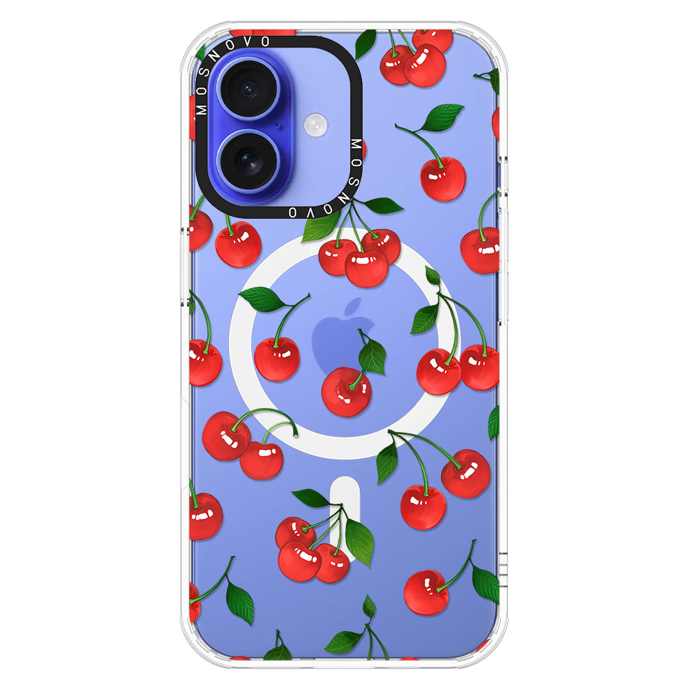 Poppy Cherry Phone Case - iPhone 16 Case - MOSNOVO