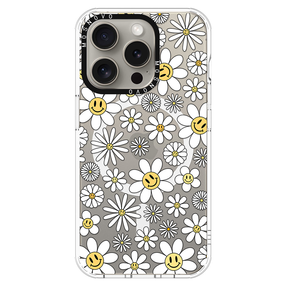 Happy Daisy Blooms Phone Case - iPhone 15 Pro Case