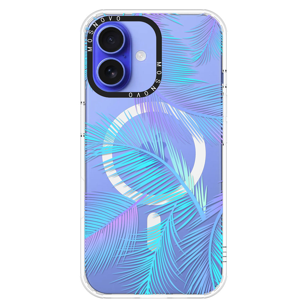 Gradient Tropical Palm Leaf Phone Case - iPhone 16 Case - MOSNOVO