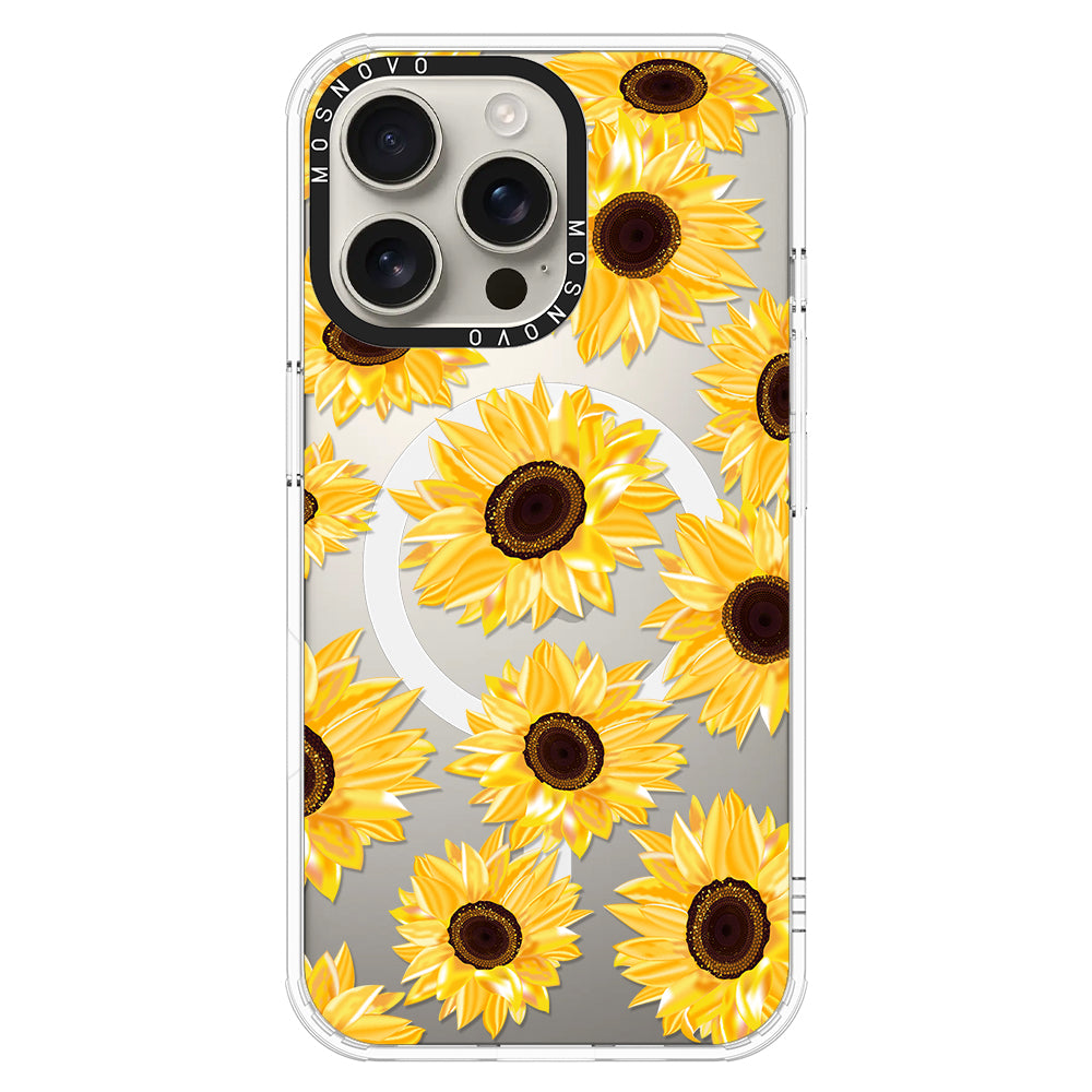 Sunflowers Phone Case - iPhone 16 Pro Max Case - MOSNOVO