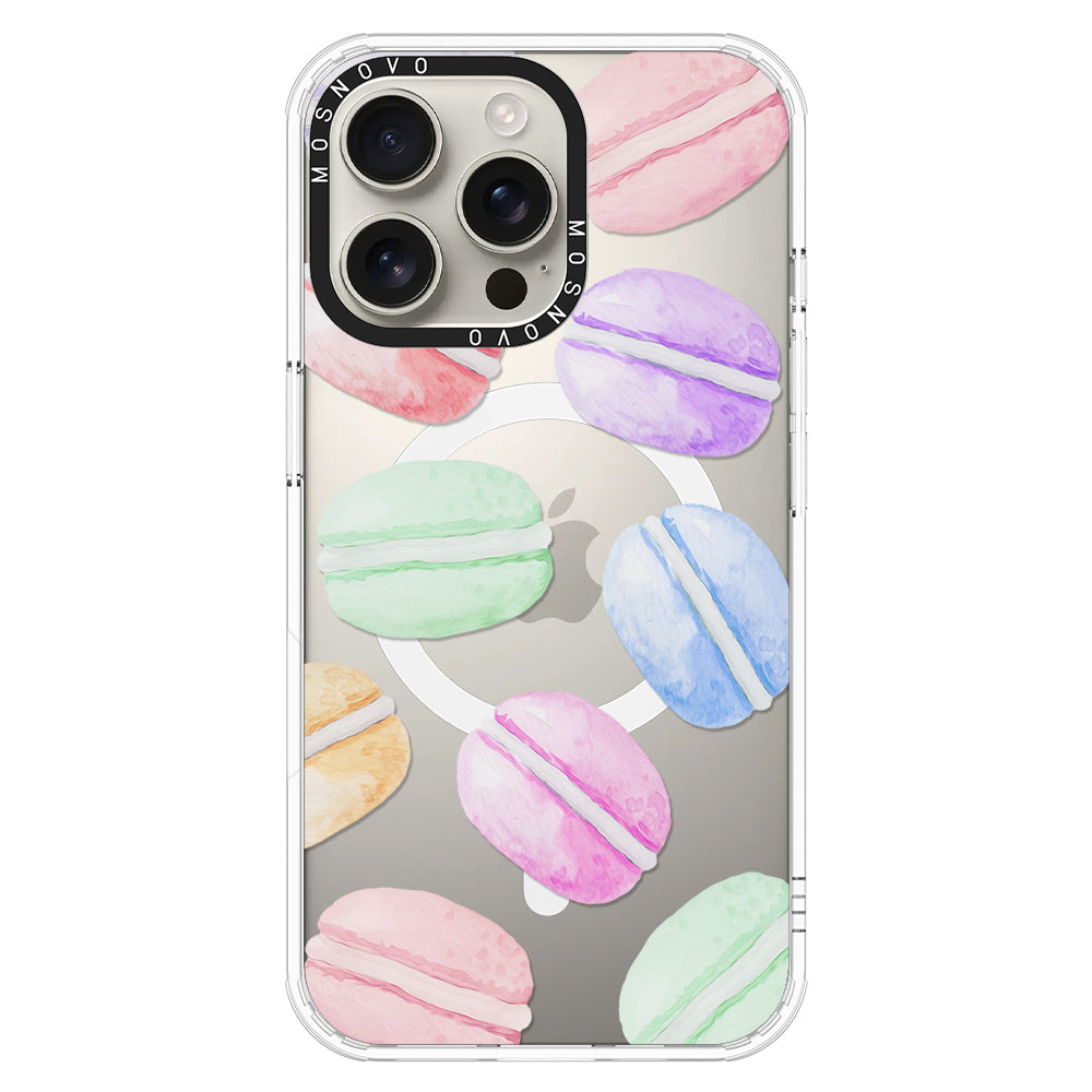 Pastel Macaron Phone Case - iPhone 16 Pro Max Case - MOSNOVO