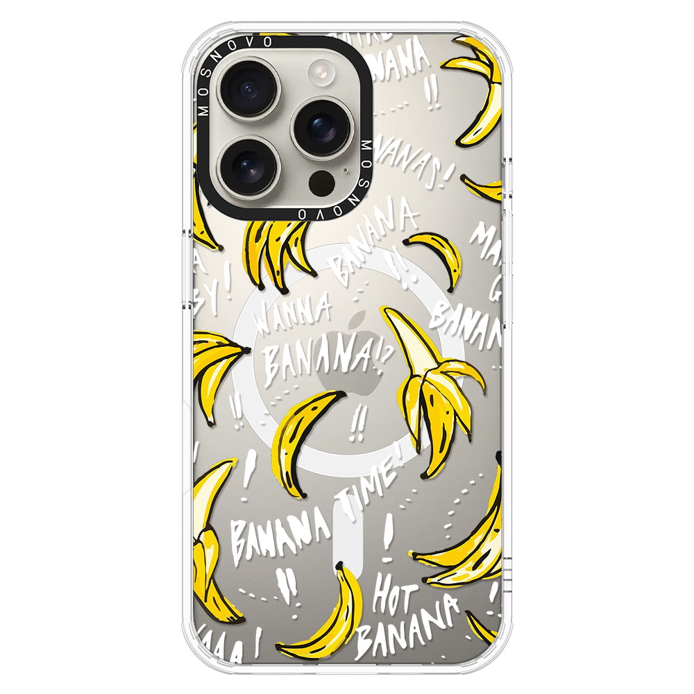 Banana Banana Phone Case - iPhone 16 Pro Max Case - MOSNOVO