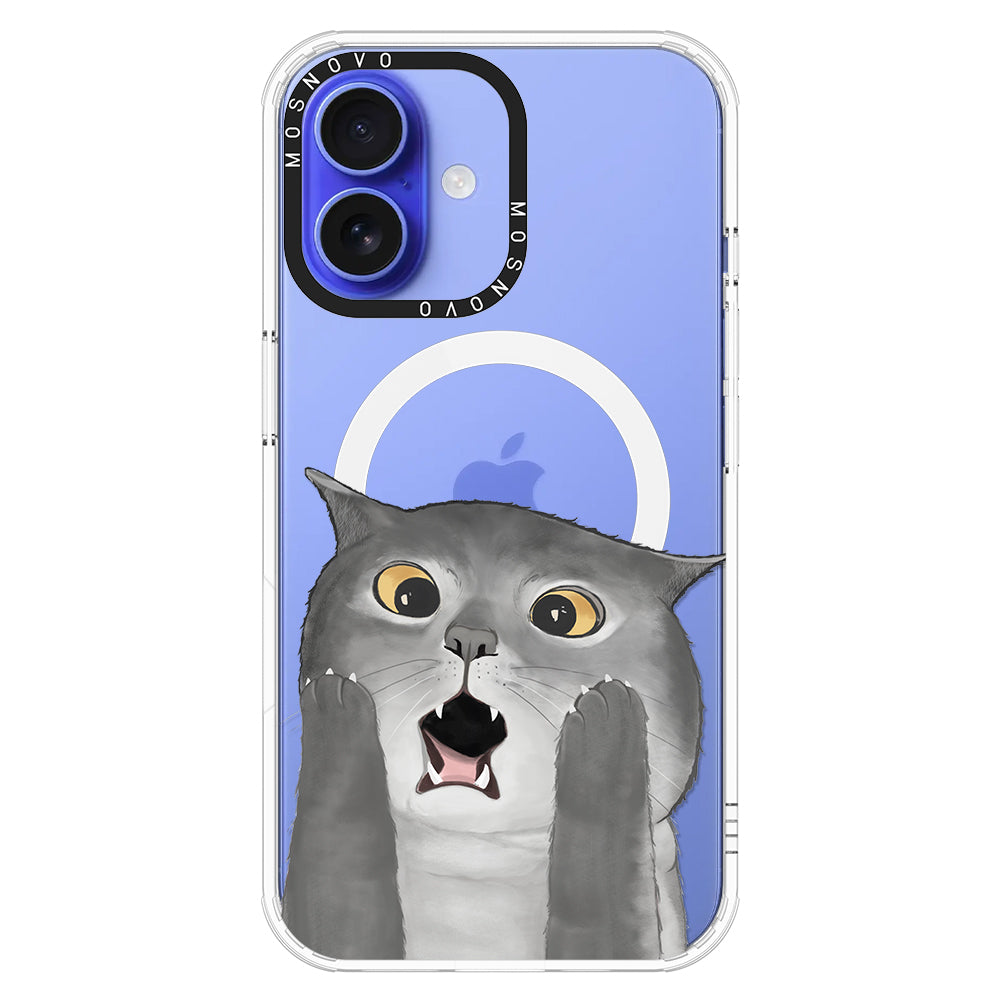 OMG Cat Phone Case - iPhone 16 Plus Case - MOSNOVO