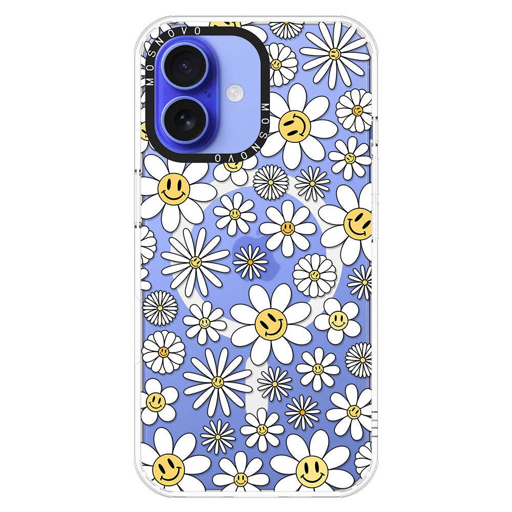 Happy Daisy Blooms Phone Case - iPhone 16 Plus Case