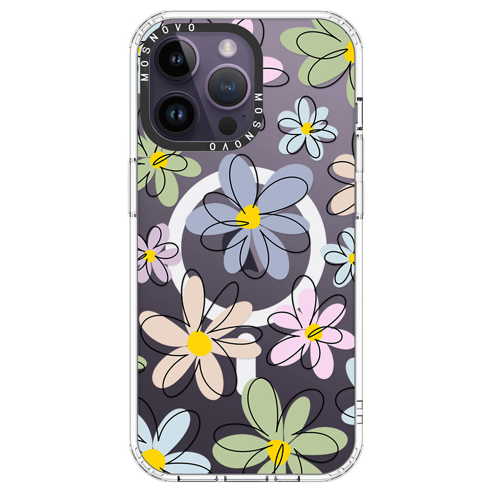 Linear Blooms Phone Case - iPhone 14 Pro Max Case