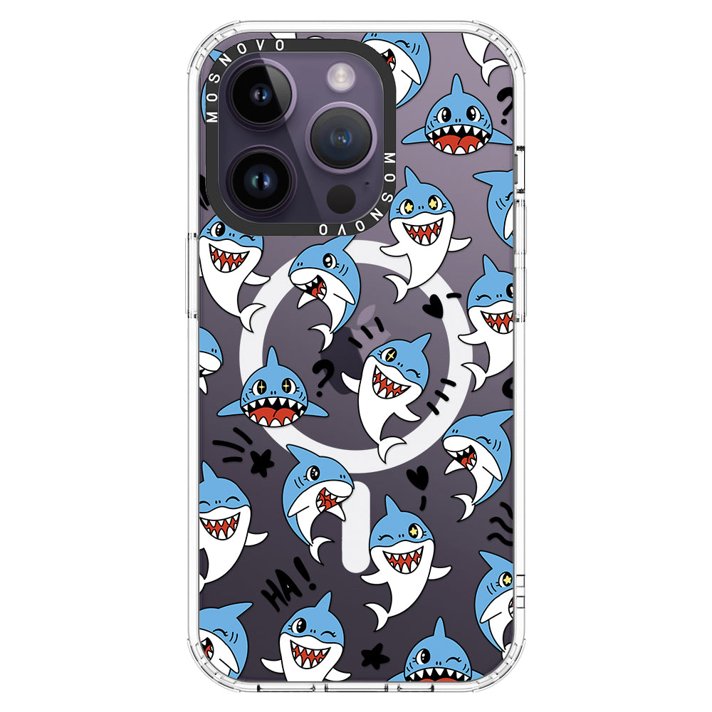 Cute Sharks Phone Case - iPhone 14 Pro Case