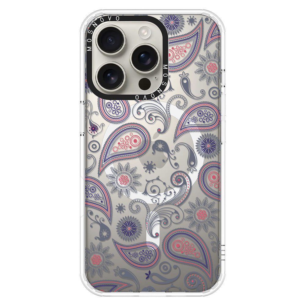 Paisley Phone Case - iPhone 16 Pro Case - MOSNOVO