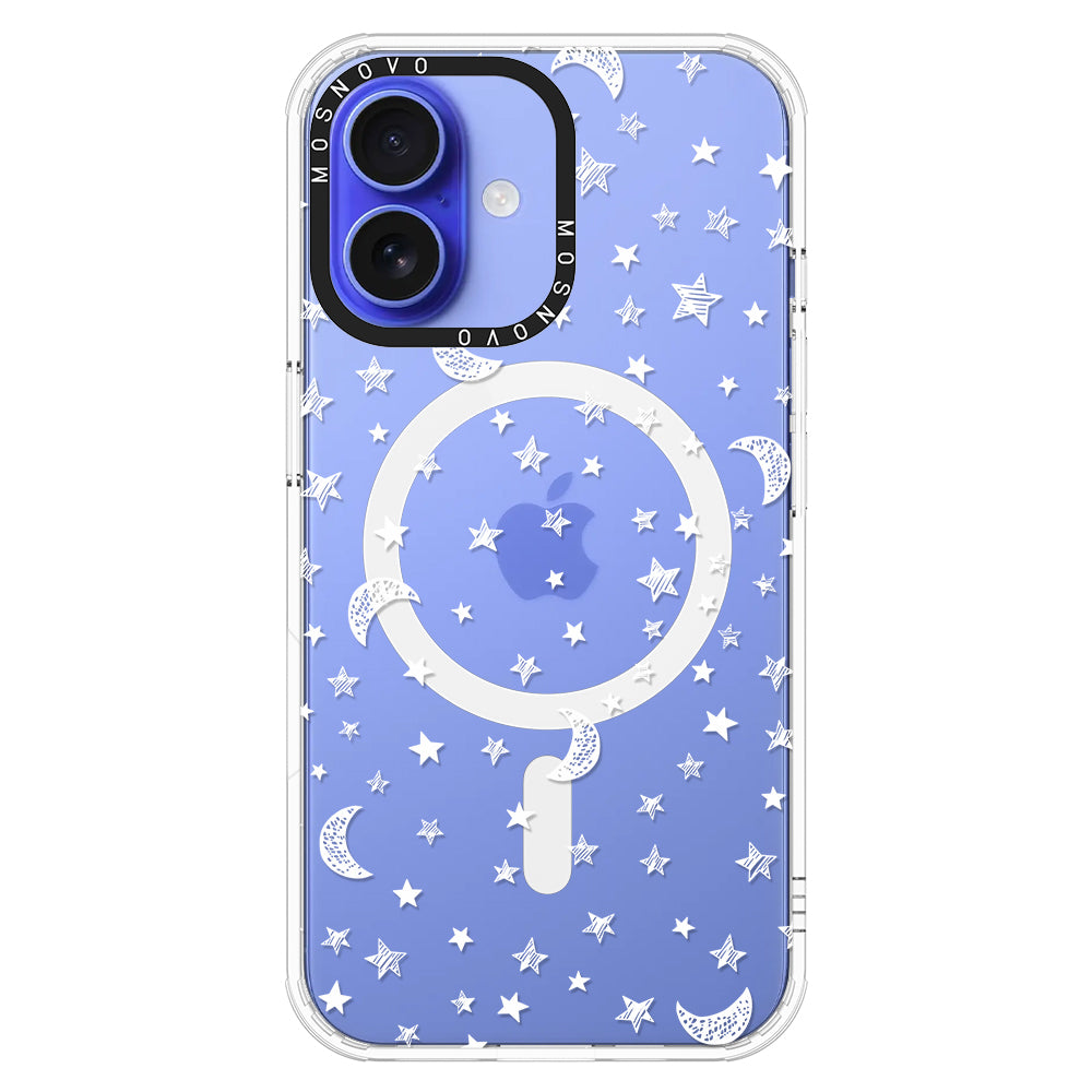 Night Moon Sky Phone Case - iPhone 16 Case - MOSNOVO