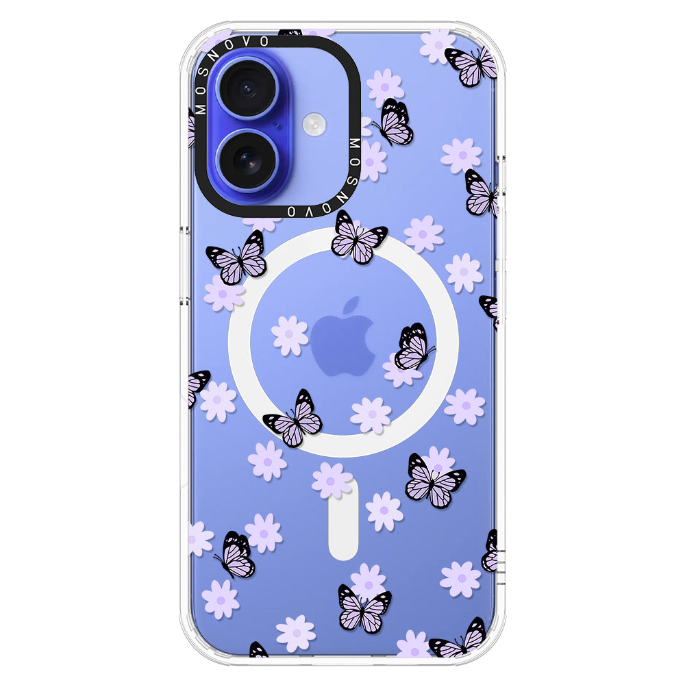 Lilac Butterfly Phone Case - iPhone 16 Case