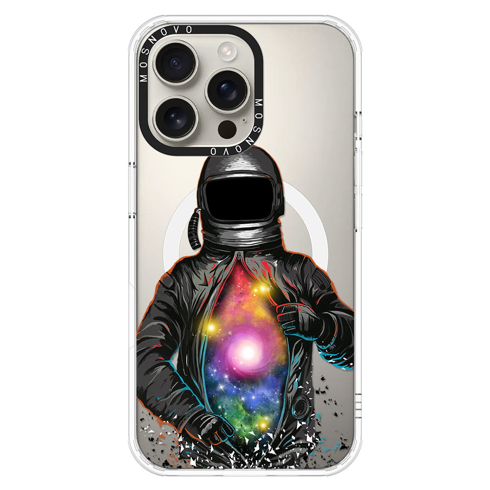 Mystery Astronaut Phone Case - iPhone 16 Pro Max Case - MOSNOVO