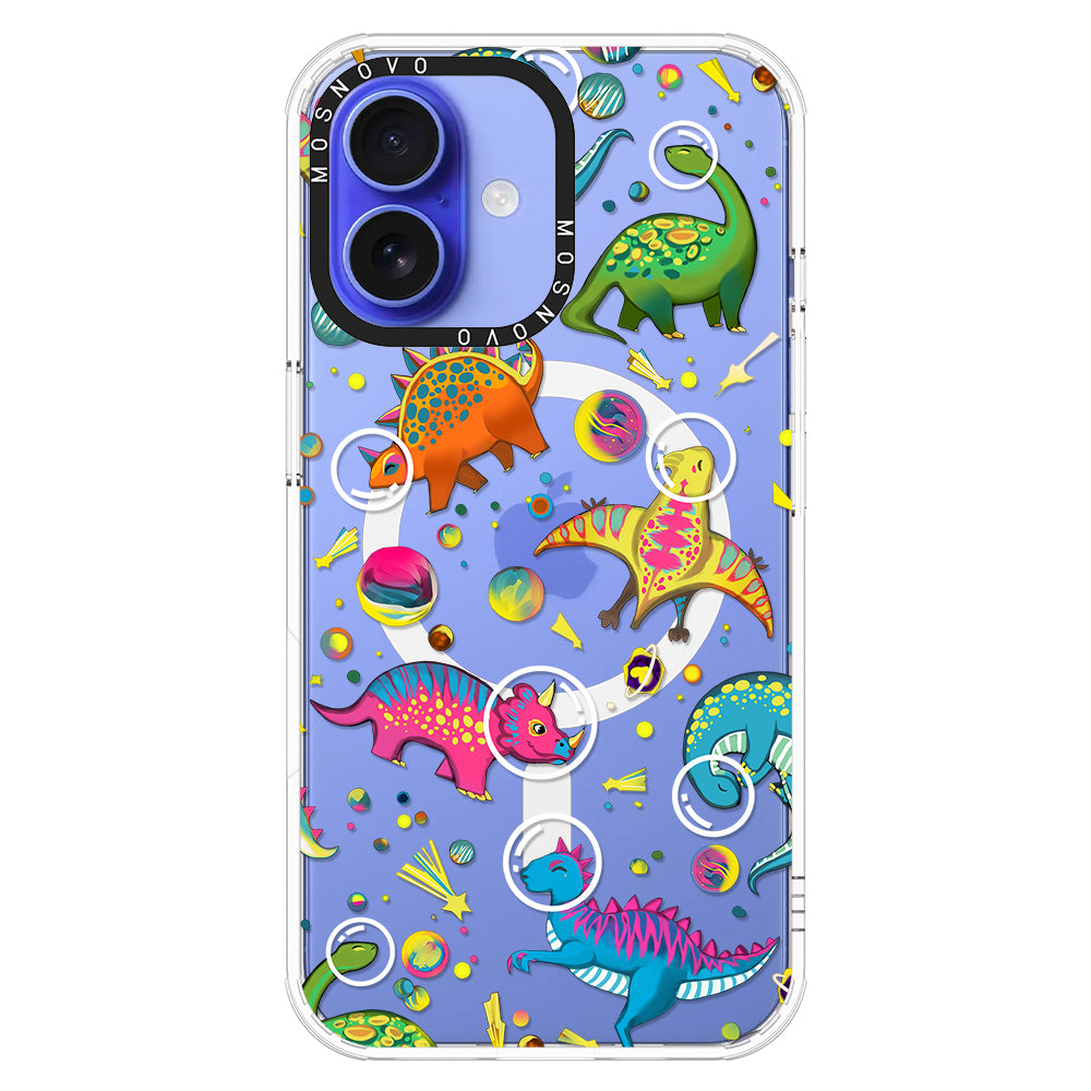 Dinosaur Planet Phone Case - iPhone 16 Plus Case - MOSNOVO