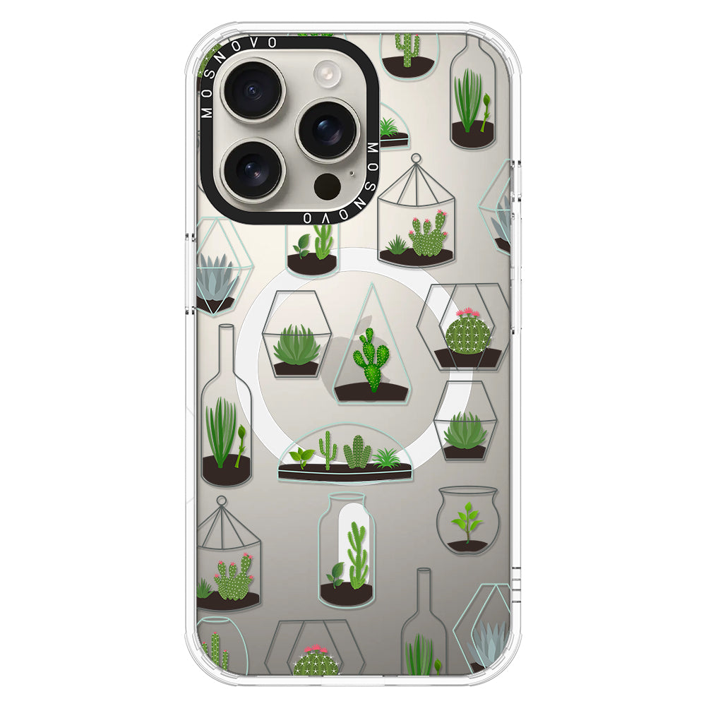 Cactus Plant Phone Case - iPhone 16 Pro Max Case - MOSNOVO