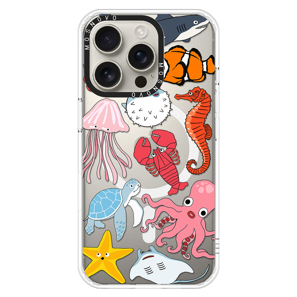 Sea World Phone Case - iPhone 16 Pro Case - MOSNOVO