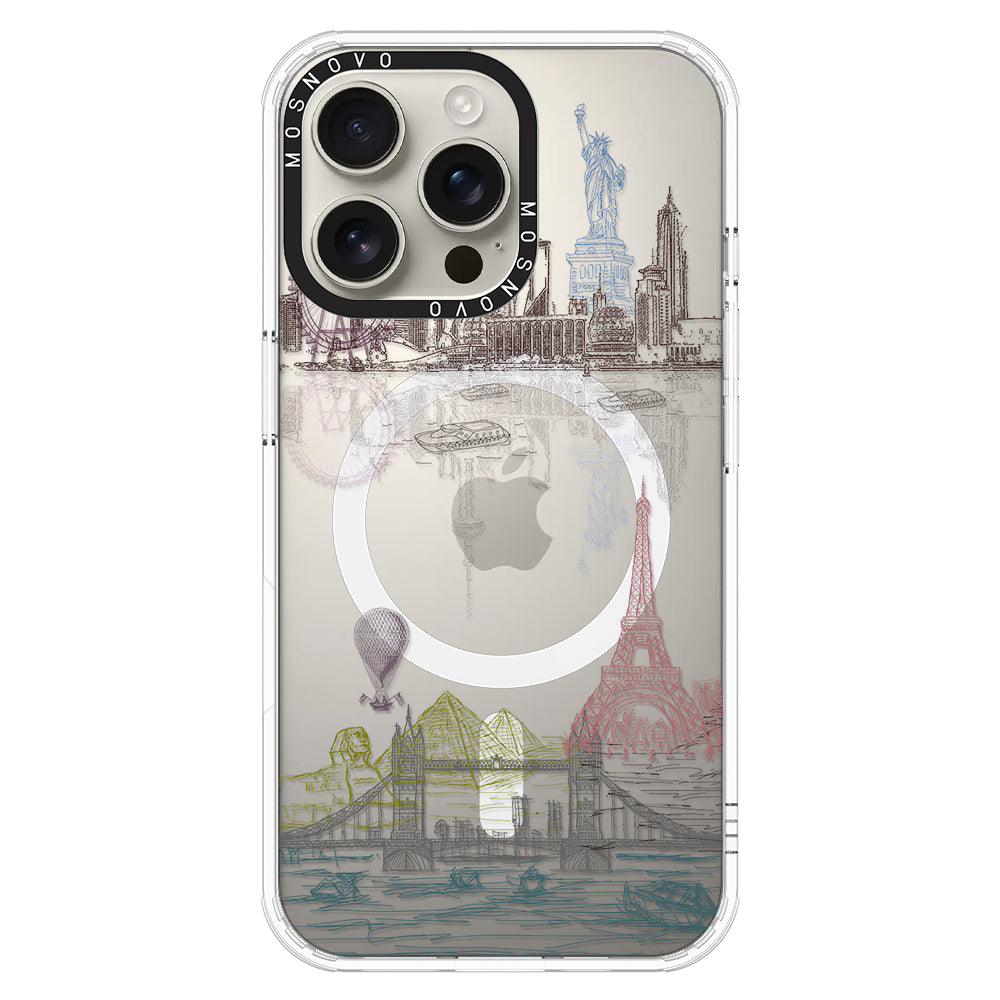 The World City Phone Case - iPhone 16 Pro Max Case - MOSNOVO