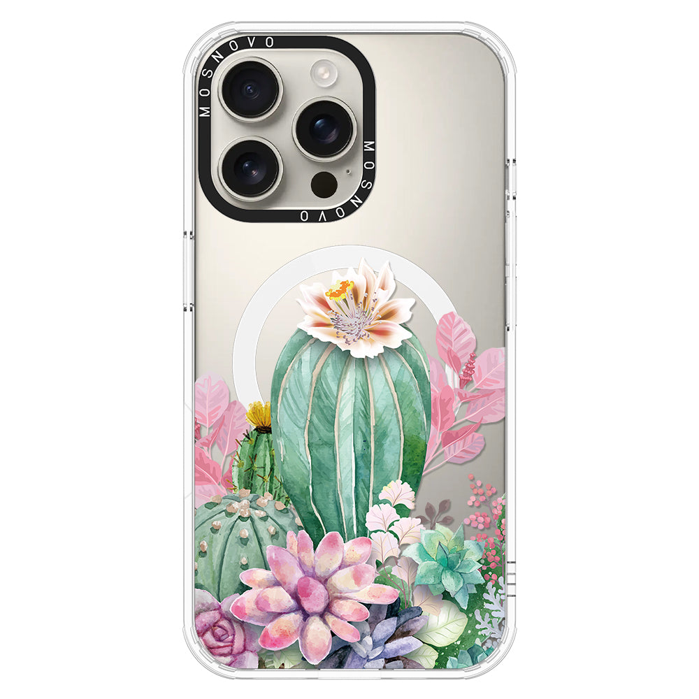 Cactaceae Phone Case - iPhone 16 Pro Max Case - MOSNOVO