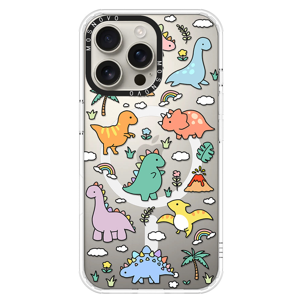 Cute Dinosaur World Phone Case - iPhone 16 Pro Max Case - MOSNOVO