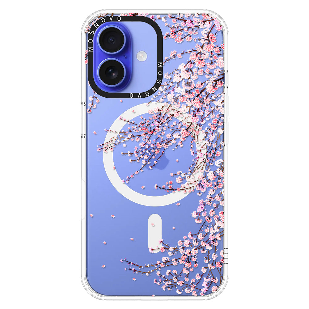 Cherry Blossom Phone Case - iPhone 16 Plus Case - MOSNOVO