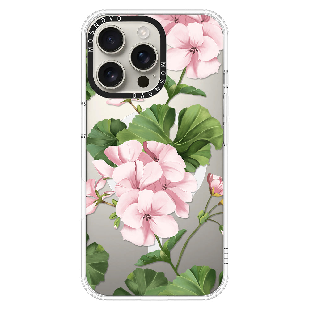 Geranium Phone Case - iPhone 16 Pro Max Case - MOSNOVO