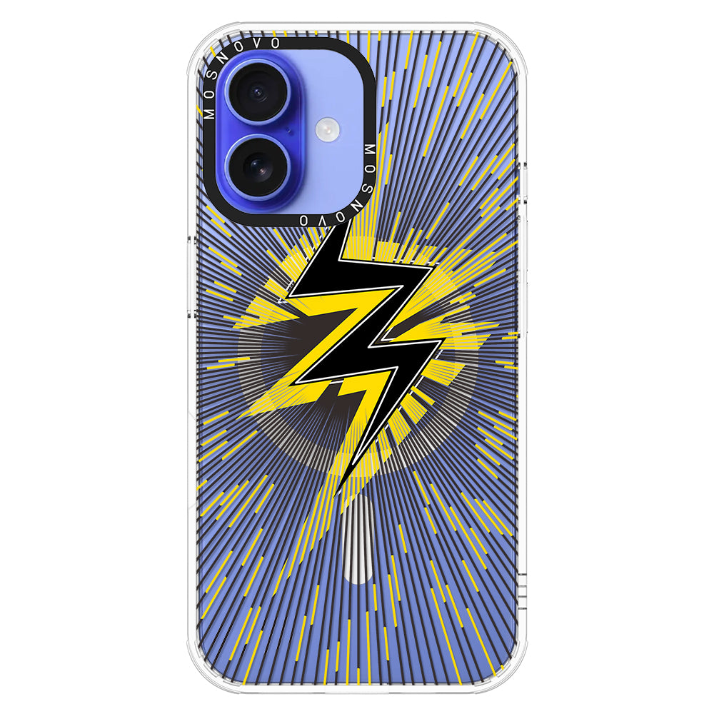 Lightning Bolt Phone Case - iPhone 16 Plus Case - MOSNOVO