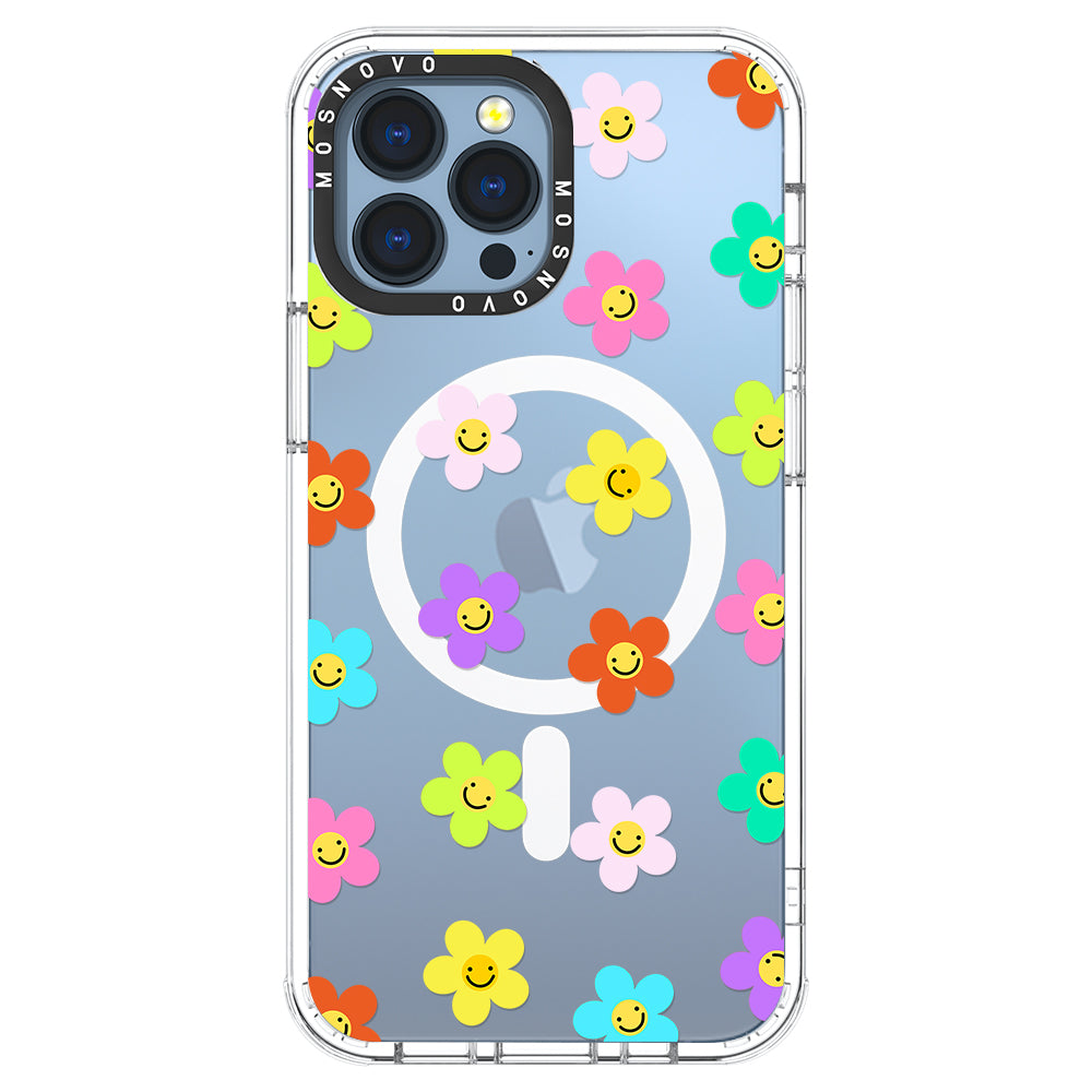 Smile Floral Phone Case - iPhone 13 Pro Max Case